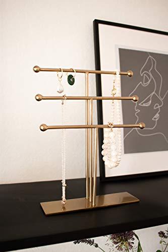 Présentoir à bijoux en fer pour colliers bracelets boucles d'oreilles