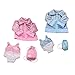 T TOOYFUL 2 sets de bañador abrigo, mochila para muñeca de niña estadounidense de 18 pulgadas