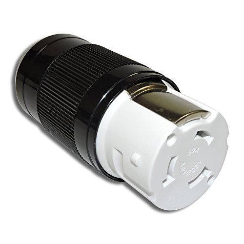 50 AMP RV Power Cord Locking Shore Connector Replacement End Marine Twist Lock (50 Amp Connector)
