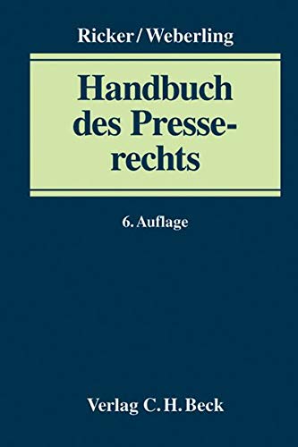 Handbuch des Presserechts Handbuch des Presserechts