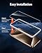 Mkeke Screen Protector for iPhone 15 Pro, 3 Pack Tempered Glass [9H Hardness] [Military-Grade Drop Protection] [Sensitive Touch] [Easy Installation Frame] [HD Clear] for 6.1 inch