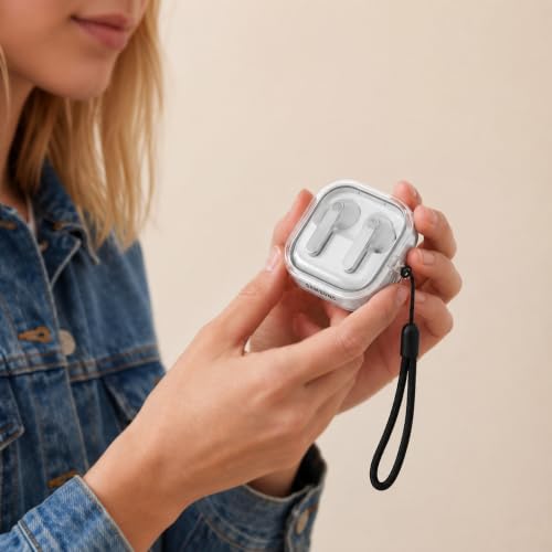 Image of Mizi Clear Case for Samsung Galaxy Buds4 (2026) & Galaxy Buds4 Pro (2026) [Anti-Yellowing] Soft TPU Protective Cover, Support Wired /Wireless Charging - Clear