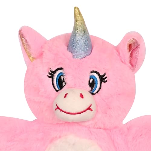 Image of Besties Hand Puppets for Kids - Soft Hand Puppets for Kids, Story Telling Puppet for Kids, Hand Puppet Toy, Plush Animals Hand Puppet Toys, Fun Play Learning Toys - Pink (Unicorn)