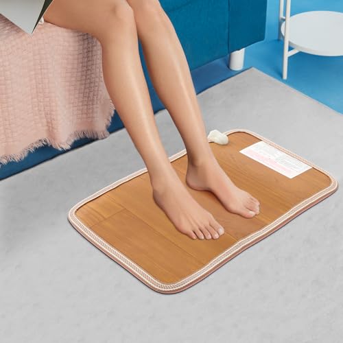 Fußwärmer Erdwärme AC 220V Elektrische Fußheizung 50W Heizkissen Heizungskissen 60℃ Elektroheizter Teppich 50*30cm Heizung auf dem Boden Vermeiden Sie Kalte Kälte in Büros zu Hause Stromkabellänge1.5m Fußwärmer Erdwärme AC 220V Elektrische Fußheizung 50W Heizkissen Heizungskissen 60℃ Elektroheizter Teppich 50*30cm Heizung auf dem Boden Vermeiden Sie Kalte Kälte in Büros zu Hause Stromkabellänge1.5m