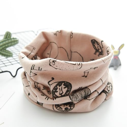 Children's Elastic Cotton Neck Covers Printed Embroidery Warm Neck Warmer For Indoor And Outdoor Use4