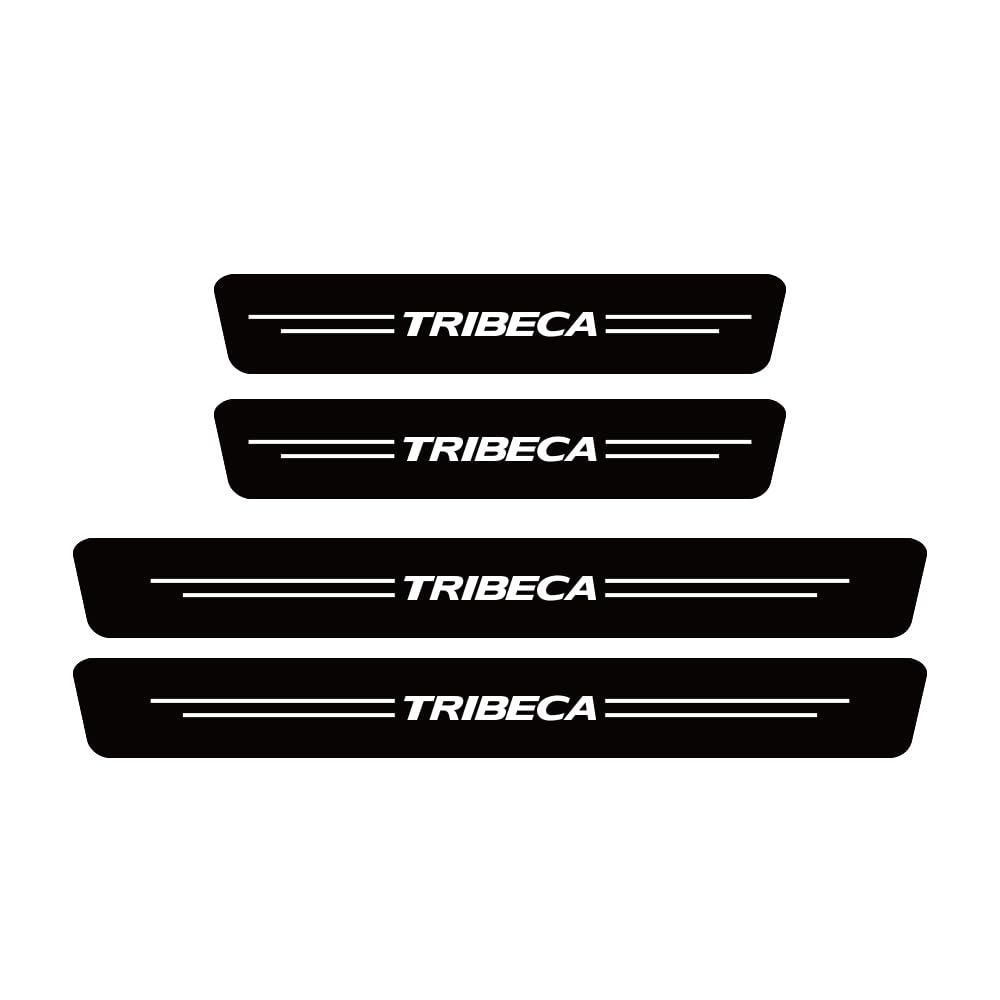 Sdyayfge Normal 4Pcs Kick Plates Car Door Sill Protector,For Subaru Tribeca
