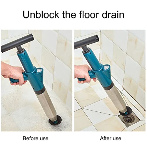 Pijp Plunger Drain Clog Remover Multi-functie Hogedruk Plunger Opener Pomp for Toiletten Badkamer Douchemaanbak Vloer Afvoer zhengzilu - Afbeelding 6