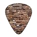 Brick wall Guitar Picks 12 Pack Bass Picks with Organizer Box Guitar Plectrum Includes Thin Medium Heavy Guitar Picks Ukulele Picks for Bass Acoustic Electric Guitars