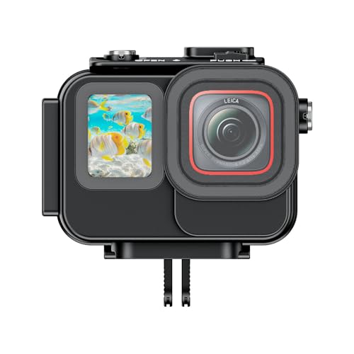Image of Underwater Aluminum Housing Case for Insta 360 ACE Pro 2, Waterproof Camera Protective Cover, Black (YH-L-ACE 2)