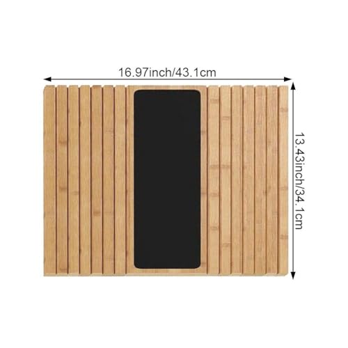 Mesa de reposabrazos flexible con bandeja plegable para sofá y silla 6