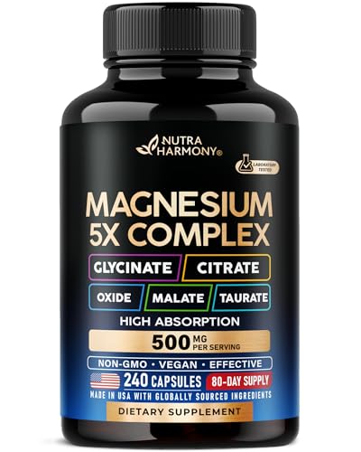 Image of Magnesium Complex - Glycinate, Citrate, Malate, Taurate, Oxide - 240 Caps