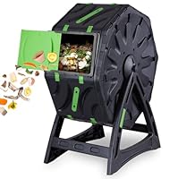 STREND PRO Mini Komposter Für Balkon 70L | Klein Komposter Garten | Trommel Komposter mit Tumbling Für Schneller Und Hochwertiger Kompost | Schnellkomposter Garten | Kompostbehälter