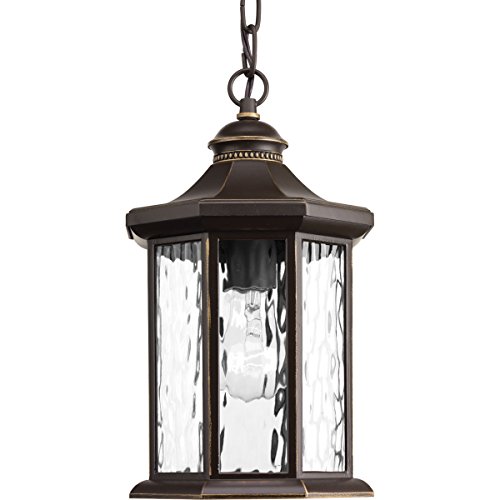 Progress Lighting P6529-20 Traditional/Classic 1-100W Med Hanging Lantern, Antique Bronze, 13.25x7.13x7.13 #1