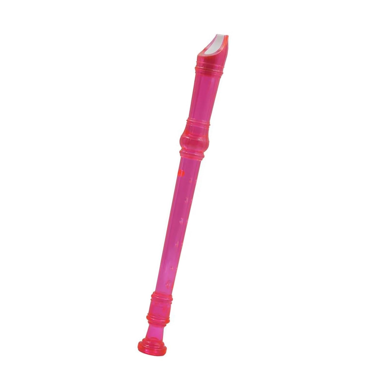 Flauto Dolce Professionale Strumento A Fiato Con Registratore Professionale In ABS Trasparente A 8 Fori (ideale Per Principianti)(Pink)