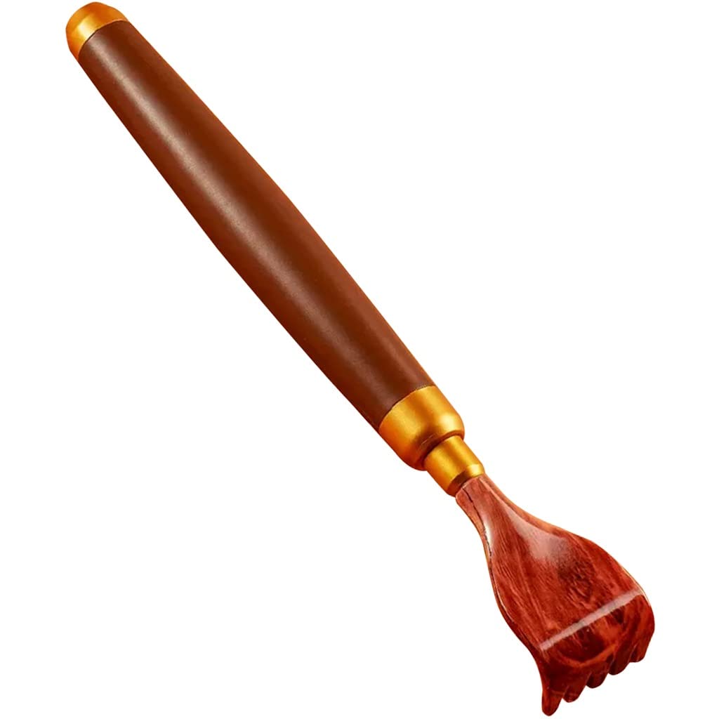 rascador para picores, Rascador de espalda for mujer, portátil, retráctil, fácil usar y versátil, con bolas, regalo cumpleaños