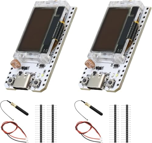 【Display OLED】: la scheda di sviluppo è dotata di un display OLED da 0,96 pollici, comodo per la visualizzazione delle informazioni sullo stato dei nodi e dei dati e facile e intuitivo da utilizzare.