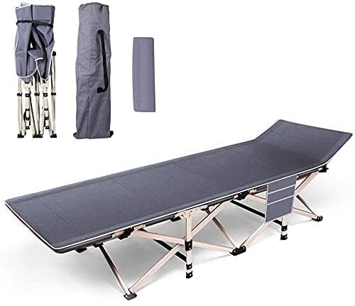Blurism Heavy Duty Lightweight Folding Camping Cot Bed Camping Cots Portable Chair For Adults Ten-Legged Heavy Duty Sturdy Beach Bed With Pillow, Carry Bag - 27.95X13.39X74.8 Inch, Alloy Steel (B0CST4J8BV) Amazon Price History, Amazon Price Tracker