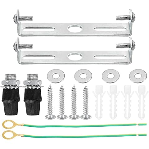 Light Fixing Ceiling Rose Strap Bracket Strap Brace Metal Plate with Accessories (95mm) Cover