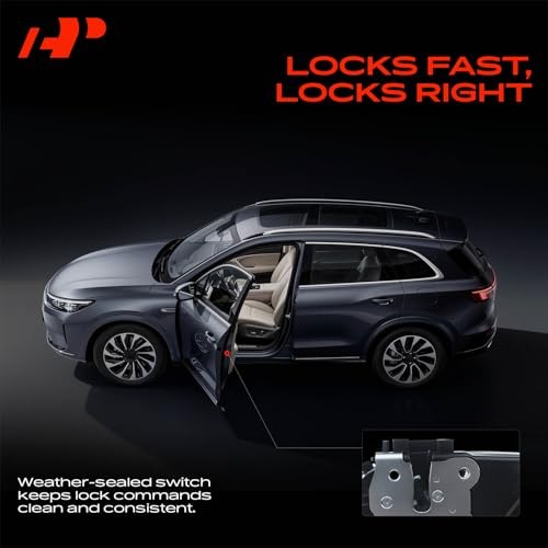 Image of A-Premium Rear Right Passenger Side Door Lock Actuator | Compatible with Dodge Durango 2004-2009 & Chrysler Aspen 2007-2009, Sport Utility