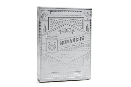 Theory11 Monarch Playing Cards, Silver, 3.5 X 2.5-Inch : Amazon.in