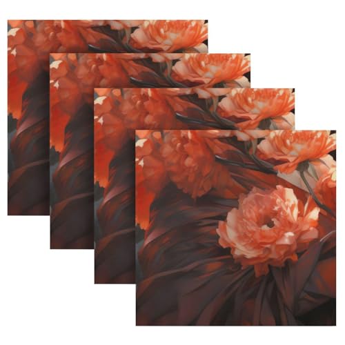 Servilletas de Tela Satinadas Set x6 50.5x50.5 cm miniatura 5