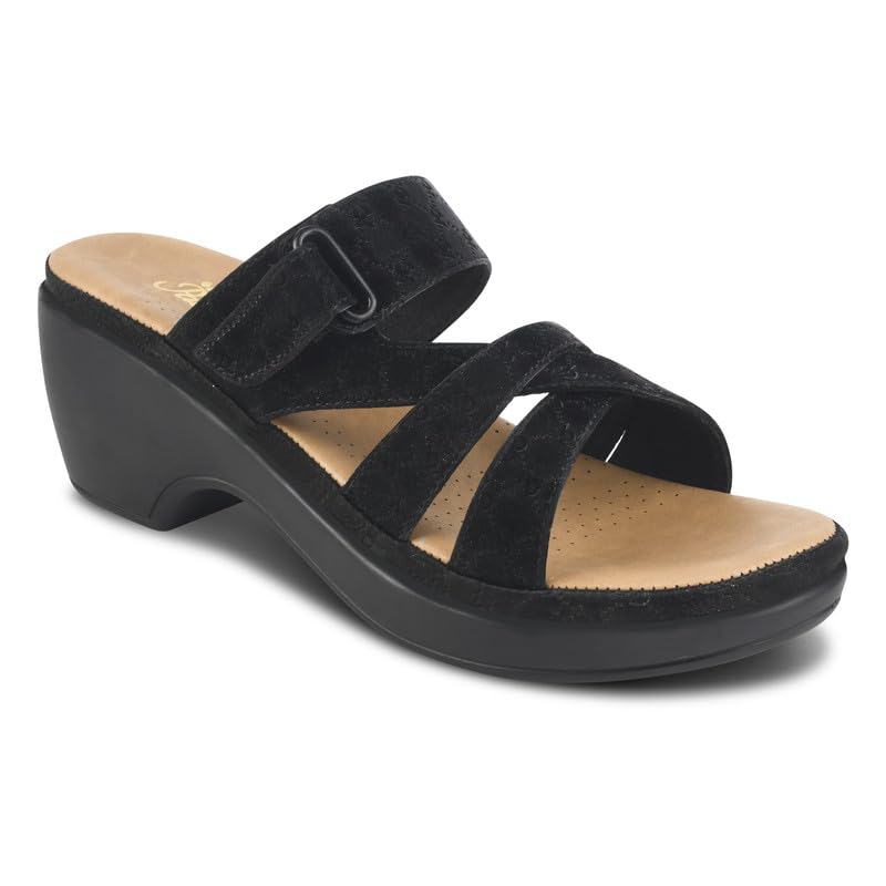Women Smart Casual Block Heel Sandals | Women's Fashion Double Strap Sandal