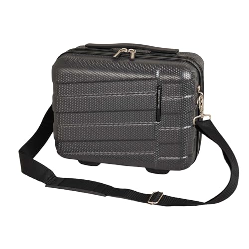 PACO MARTINEZ Maletas de Viaje Unisex, Equipaje V Summit, antracita, Beauty Case, Neceser de viaje