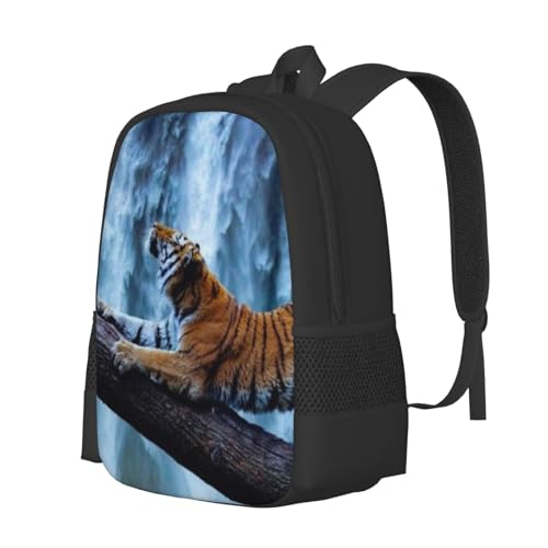 17 Inch Backpack for Versus Fighting Background Concept Lightweight Adjustable Animal Backpacks with Mesh Side Pockets for Travel Outdoor Sports2