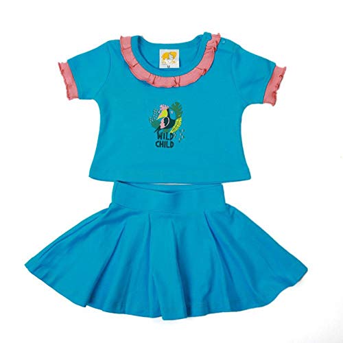 Image of Joy 'n' Me JOYNME Girls Clothing Baby Girl Ariya Cotton Set Color- Blue, Pink, Yellow