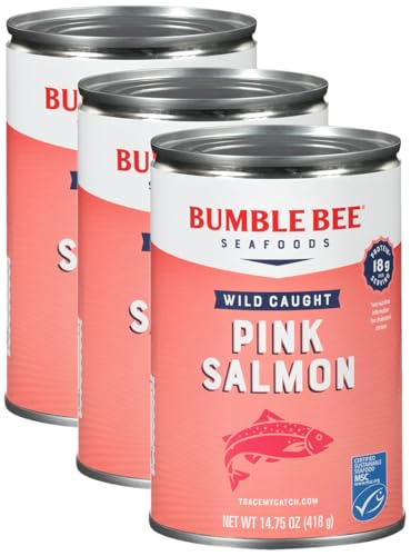 Bumble Bee Pink Salmon, Premium Wild, 14.75 oz (Pack of 3)