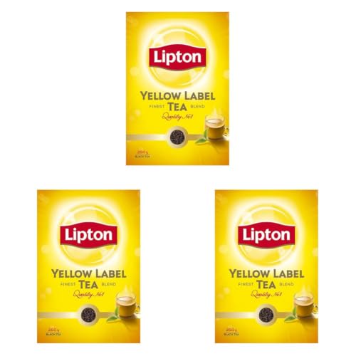 Image of Lipton Yellow Label Tea|| 250 g (Pack of 3)