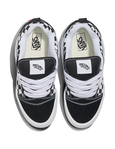 Image of Vans Kids' Knu Skool Shoe - '90s Retro Puffy Fashion Sneakers for Boys & Girls