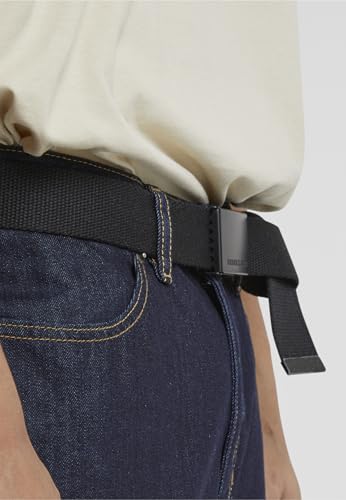 Urban Classics Canvas Belt – Unisex Gürtel aus robustem Polyester mit Metallkoppelschnalle, individuell kürzbar & verstellbar, ideal für Jeans, Cargo & Streetwear Looks