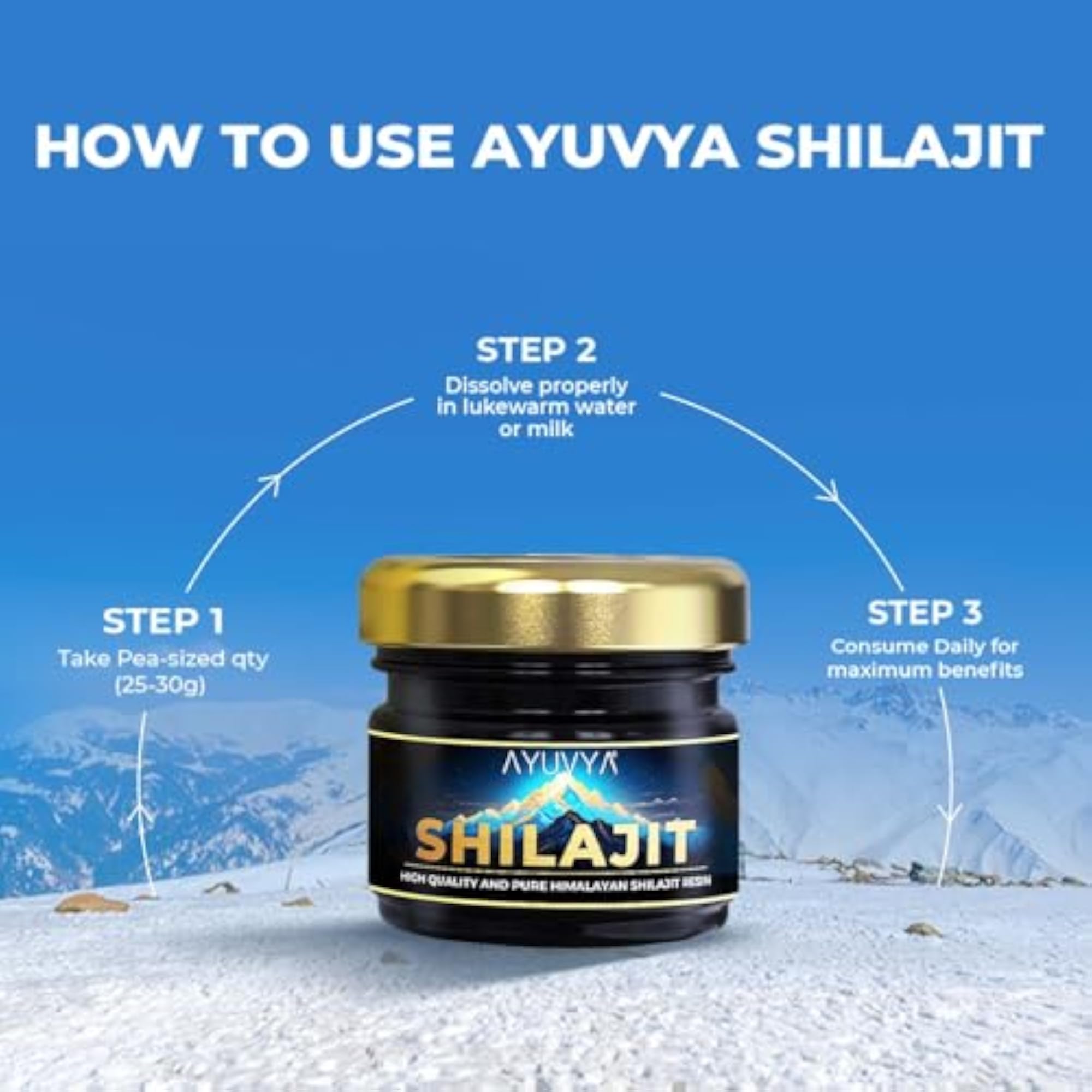 Go On & Shilajit Comb, Natural Health Supplement