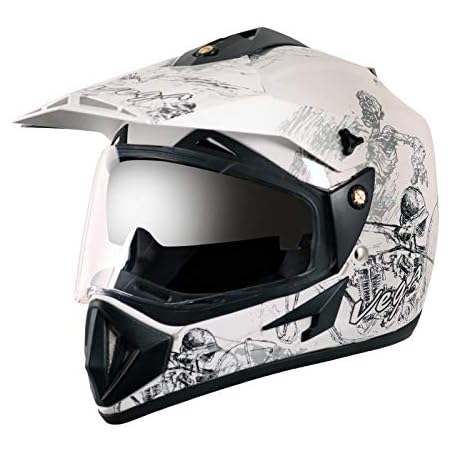 Vega off road helmet white colour Clearance