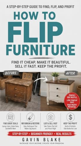 How to Flip Furniture for Profit: A Beginner's Guide to Finding Cheap Furniture, Refinishing It, and Selling It on Facebook Marketplace image 2