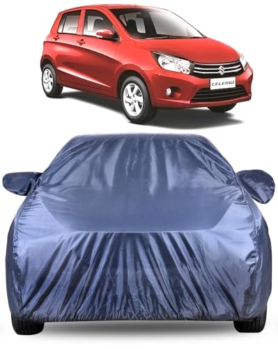 Image of Autofact Premium Car Cover for Celerio 2014-2021 | All Weather Water-Resistant Full Body Car Cover | Light-Weight Triple-Stitched Outdoor Shield with UV Protection, Dustproof & Heat-Resistant