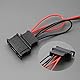OTOTEC 4 Stück Lautsprecher-Adapter-Steckerkabel, Kompatibel mit Seat Altea, VW, Skoda & mehr, Euroblock/Phoenix, Kupfer, PVC, Autolautsprecher-Kabelbaum-Adapter
