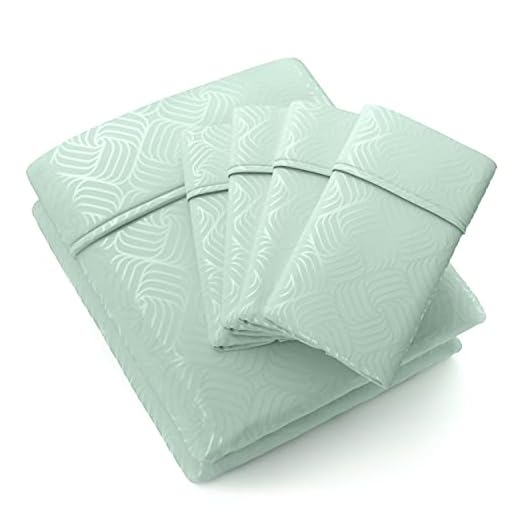Cosy House Collection King Size Sheets Set - 6 Piece - King Sheets - Silky Soft - Hypoallergenic - Deep Pocket - Elegant Patterns - Stain, Fade & Wrinkle Resistant - Teal - Wavy