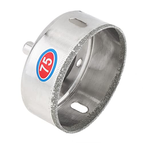 Broca para vidrio con recubrimiento de diamante 75 mm miniatura 5