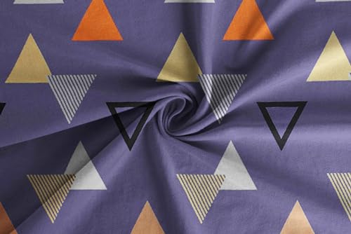 Image of HOMEKART 3D Printed 144 Tc Microfiber Double Bedsheet with 2 King Size Pillow Covers Breathable | Wrinklfree | Summer | Topsheet (Multicolour Cricle Print, 90 x 90 Inches)