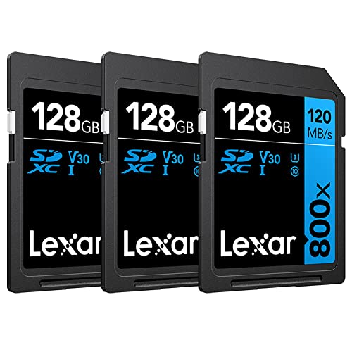 Lexar 128GB \ 800x UHS-I SDHC [J[h u[V[Y - (3pbN)