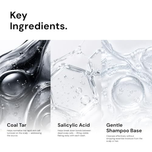 Image of Cosalic Coal Tar & Salicylic Acid Shampoo for Dry Itchy Scaly & Flaky Scalp Minimizes Dandruff and Dry Scalp Conditions - 200 ml (Pack of 2) (200 ml (Pack of 2))