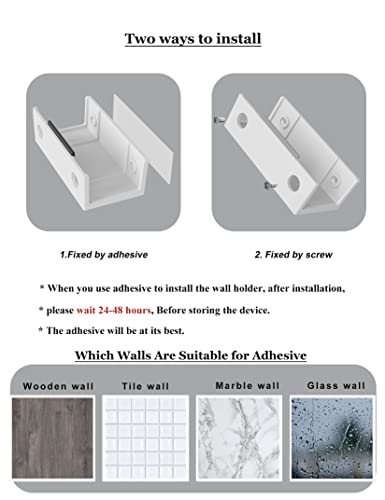 Soporte ajustable para laptop blanco para montaje bajo escritorio miniatura 5