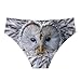 Amzbeauty Owl Print Ladies Underpants,Teen Girls Perfect,Sexy,Panties,Undergarments,Brief,Fashion,Retro