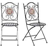 RESISTENTE Y ESTABLE: Estructura de metal resistente y duradera con recubrimiento en polvo de color negro. La forma de X curvada de las patas, junto con las 2 barras de refuerzo, además de darle un toque extra de elegancia, mejoran su estabilidad
