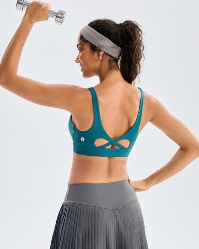 Image of RUNNING GIRL Sports Bra for Women High Support, Molded Cup High Impact Sports Bras with Sewn in Pads Workout Running Bra