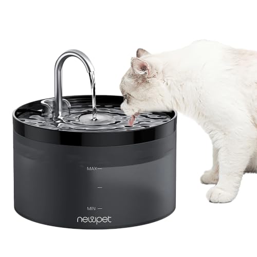 Bebedouro Fonte de água para Gatos, 2L Capacidad Bebedouro Automá...