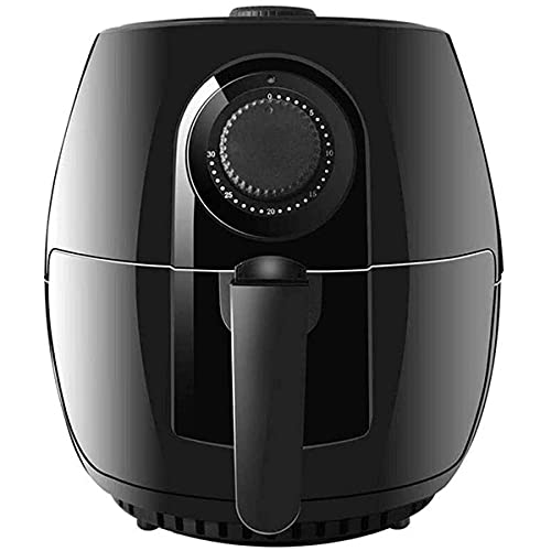 Freidora de aire de tamaño familiar saludable, horno de freidora de aire de 2.6 l y torre de control de temperatura dual, freidora de aire, lata para pasteles, 2.6 l