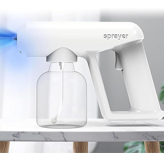 Glowick Steam Gun Pro - Multi-functional Fine Mist Spray Nano Steamer, Steamer for Home, Office, Vehicle, Garden - 250ml Sanitizer Spray Machine (1Pcs)